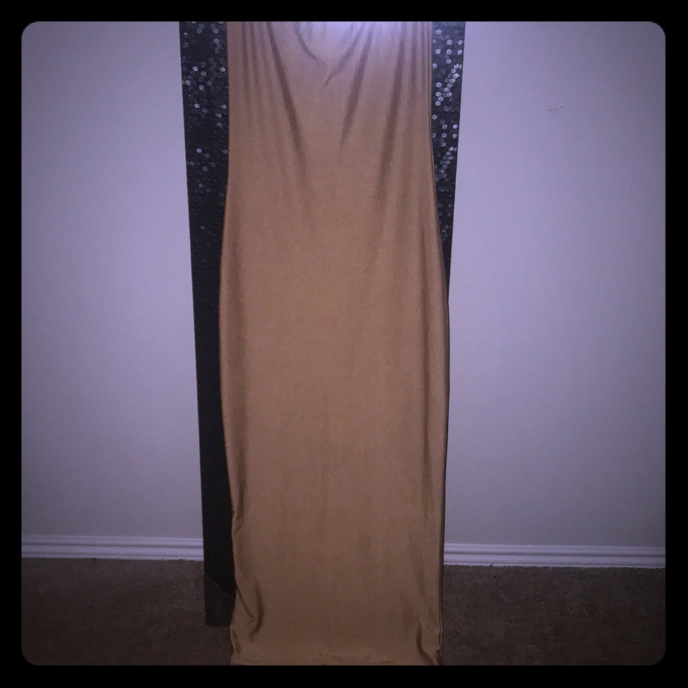 Gold dress